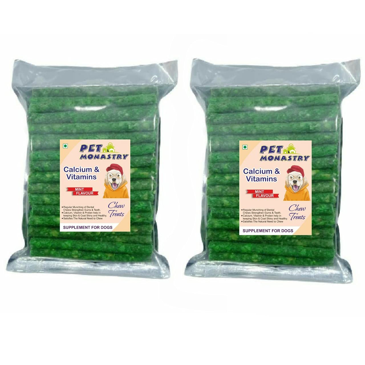 Pet Monastry Mint Flavor Dog Chew Sticks Puppy Snacks & Treats (Pack of 2 Kgs) (B0989SXV68) Amazon Price History, Amazon Price Tracker