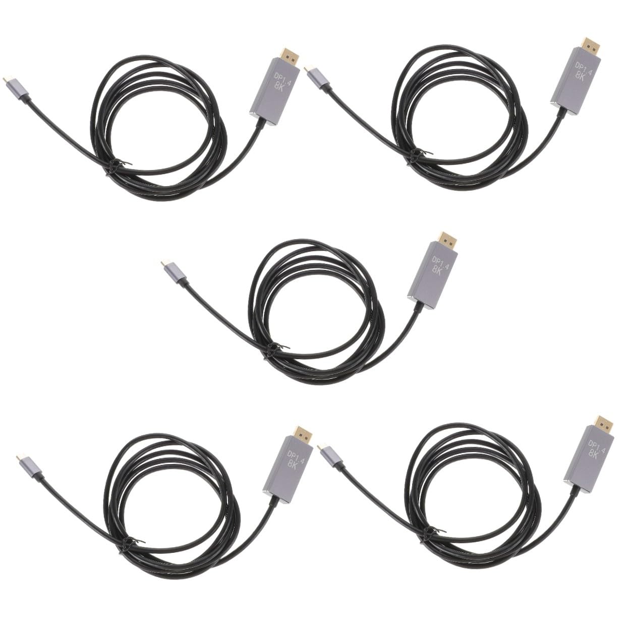 Mobestech 5pezzi Cavo USB c Adattatore per Monitor Compatibile con PRO Air Book per Conferenze e Presentazioni