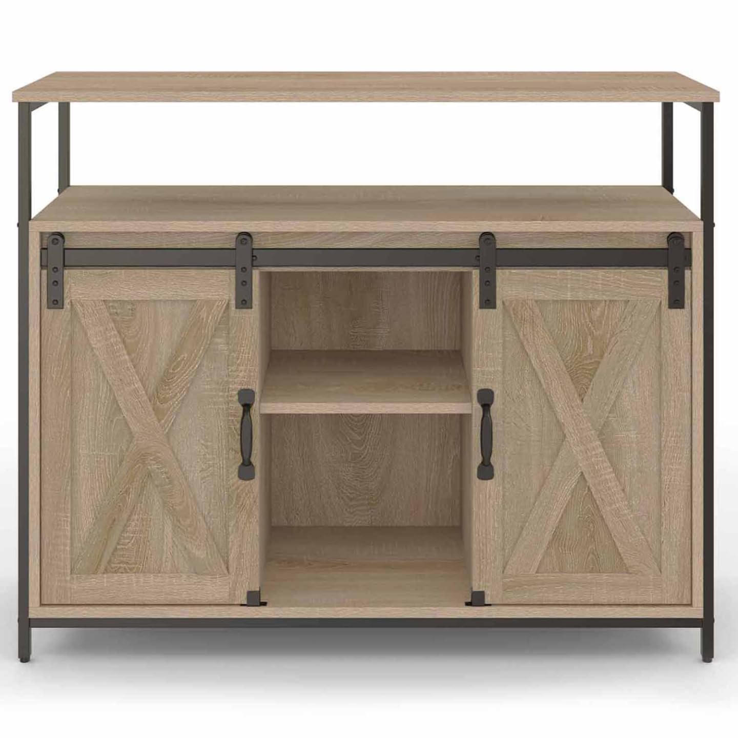 IDMarket - Buffet Quebec 100 cm Design Industriel