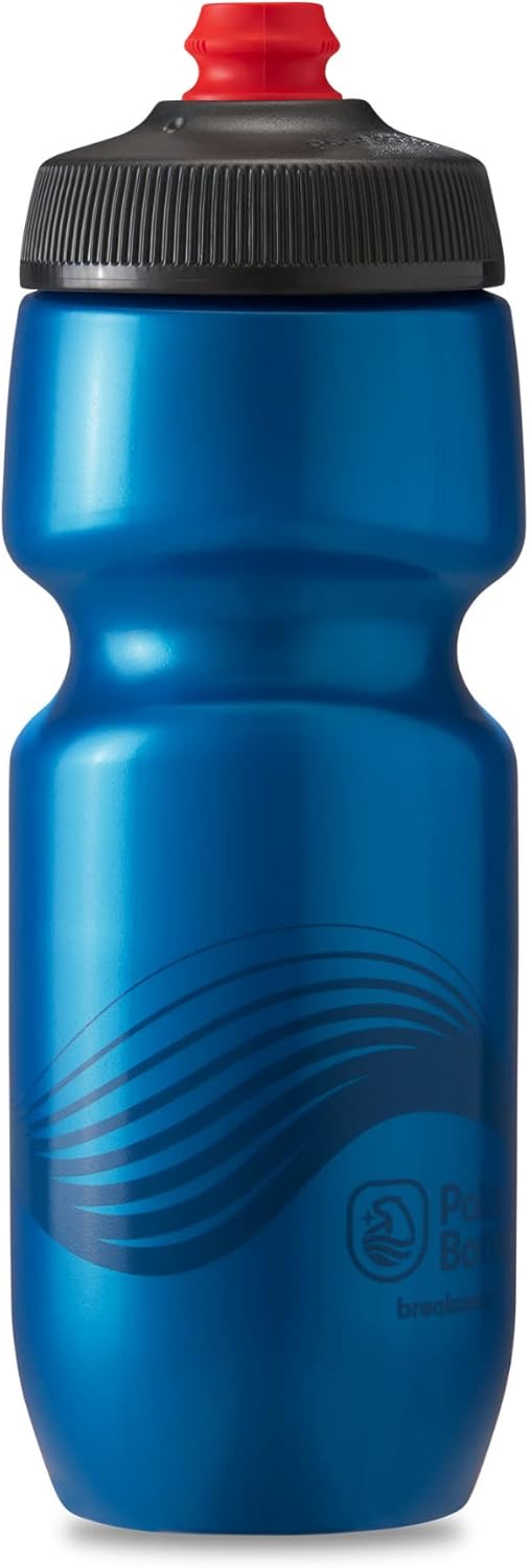 Polar Bottle Breakaway Single Wall by HydraPak (20oz, 24oz, 30oz) – BPA-Free, Cycling & Sports Squeeze Bottle