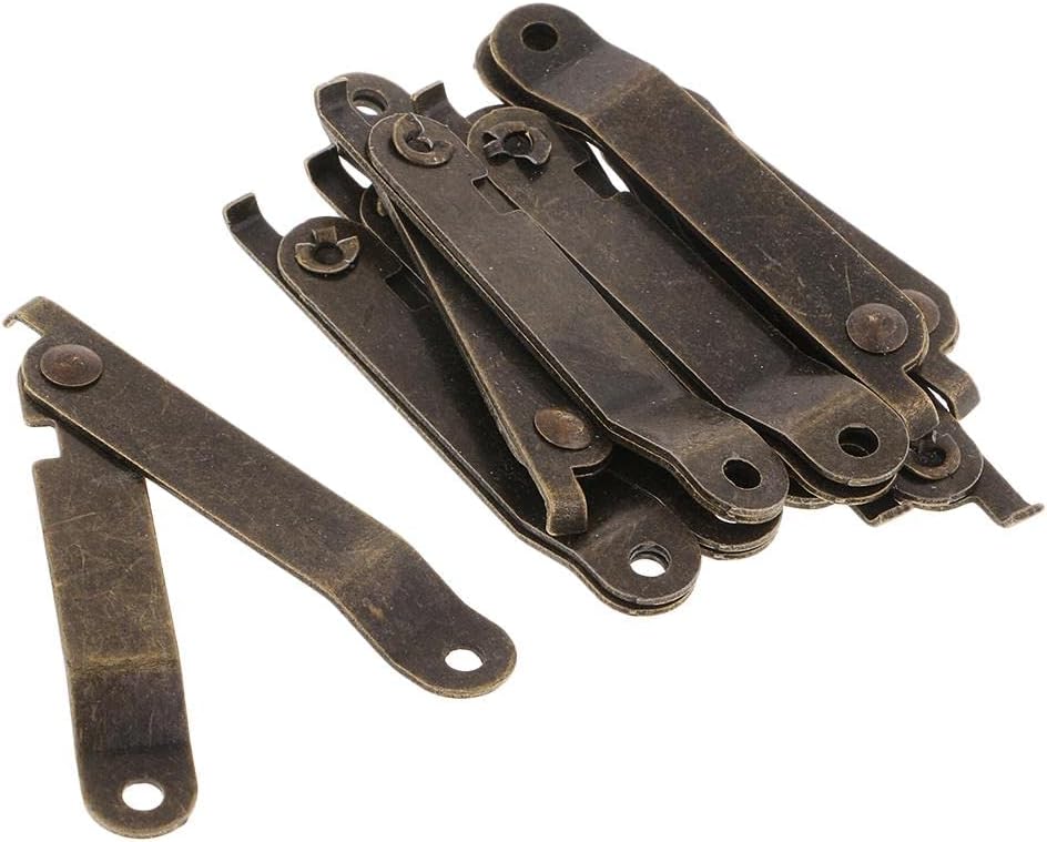 10X Wood Jewelry Box Case Lid Support Stay Hinges Furniture Hardware 67X11MmCrafts|Multi-Purpose Craft Supplies|Other Multi-Purpose Crafting