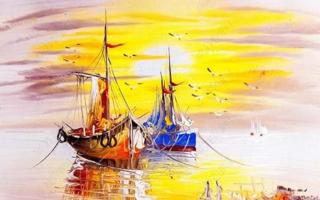 Amazon 壁画3d写真の壁紙 ウォールカバー 油絵の海の帆船 壁紙寝室のリビングルームの背景の壁の装飾の壁画 250x175cm 壁紙 Amazon 壁画3d写真の壁紙 ウォールカバー 油絵の海の帆船 壁紙寝室のリビングルームの背景の壁の装飾の壁画 250x175cm 壁紙