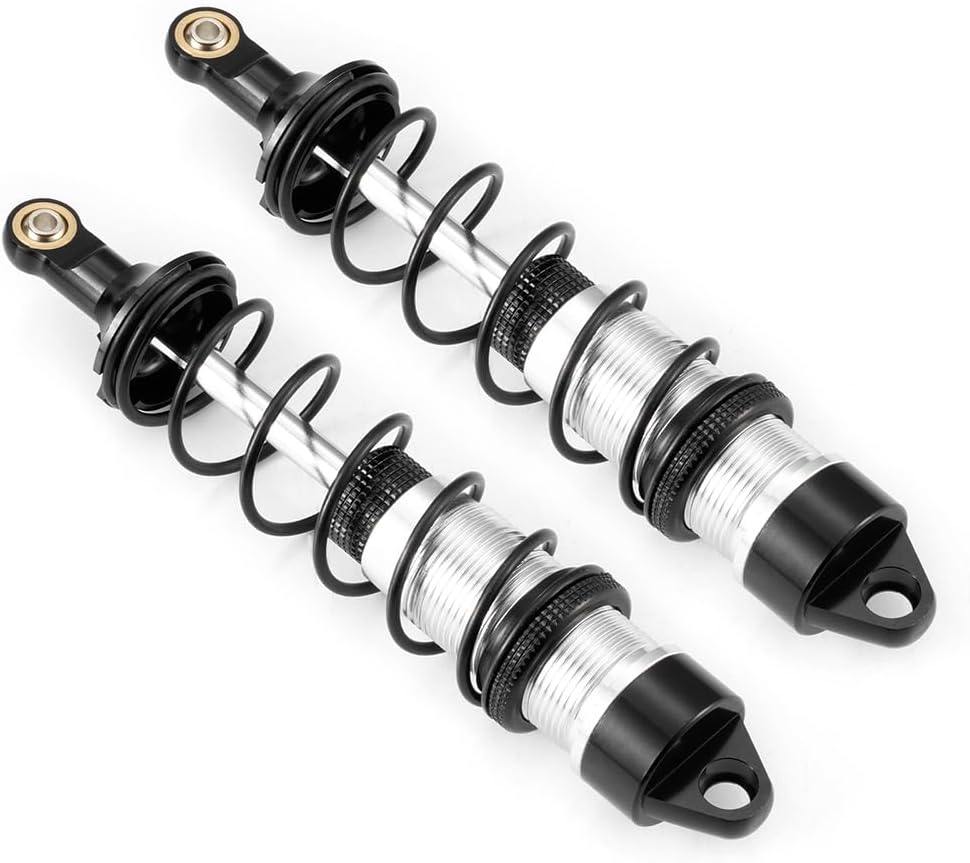 RC Car Shock Absorbers, Front And Rear Shocks Set Adjustable Shocks Compatible with 1/8 Arrma Typhoon 6S Redcat FS/ZD Racing Buggy Truggy Replacement Parts (Front)