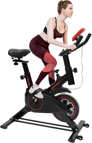 Stationary Bikes for Home Gym, Exercise BikePedal Exerciser Bike with Adjustable Height for Home Exercise Bike Total Body
