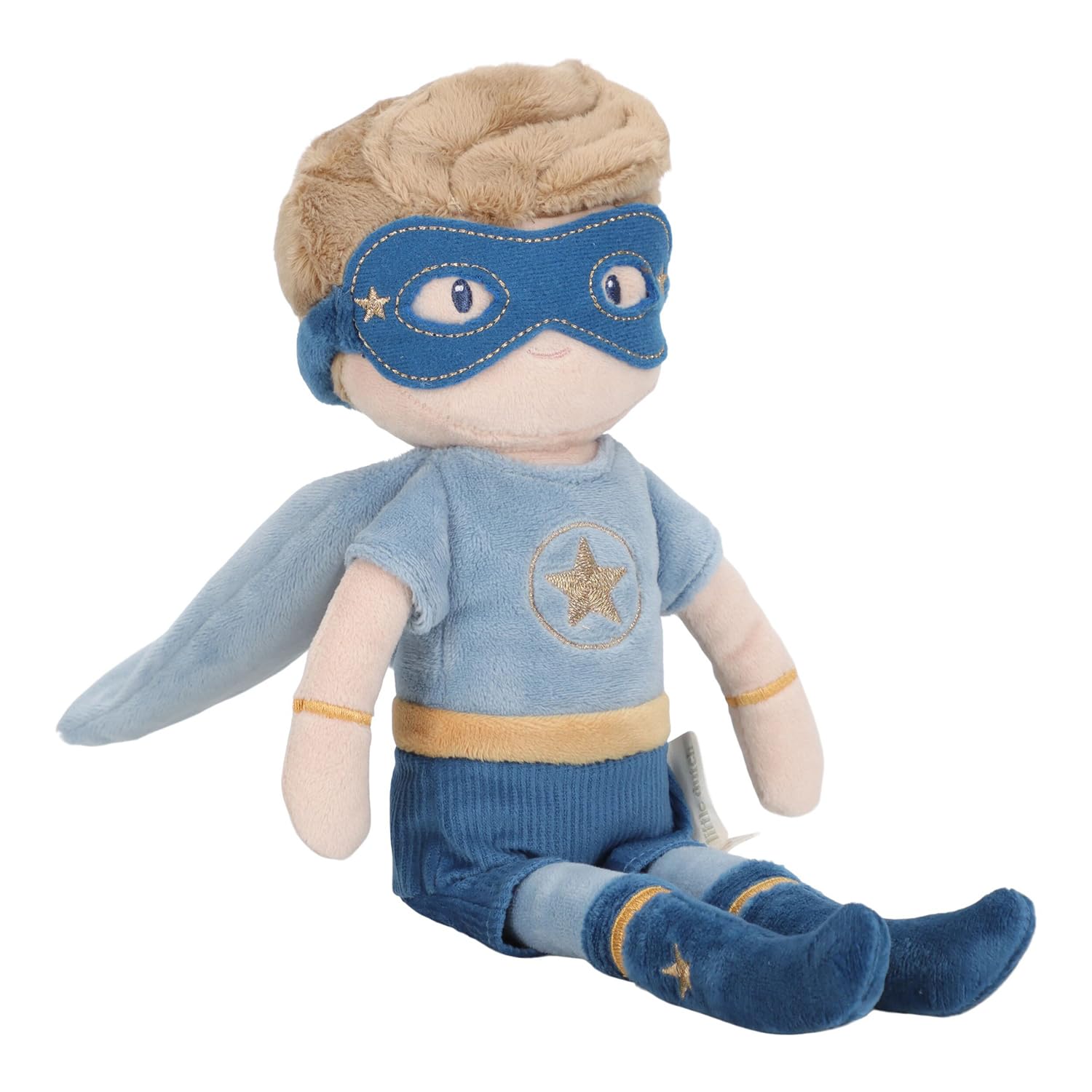 Little Dutch Muñeca de Tela Suave – Muñeca Diferentes Diseños – para niñas a Partir de 12 Meses – para Abrazar y Acompañar (Superhéroe Jim)
