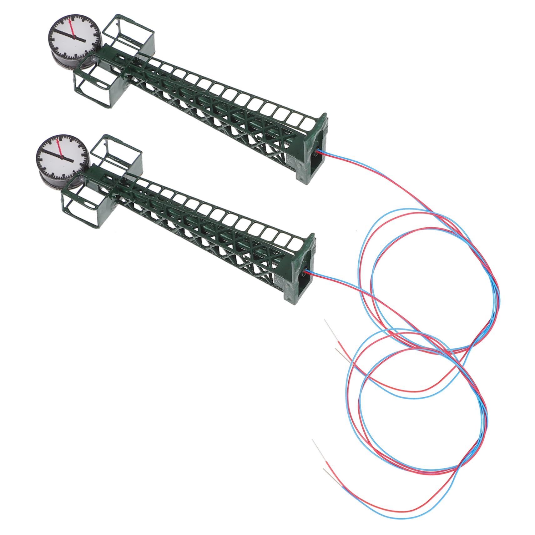 Hohopeti Micro Railway Model Lattice Light Miniature Landscape Street Lamp DIY Building Kit for Collectors