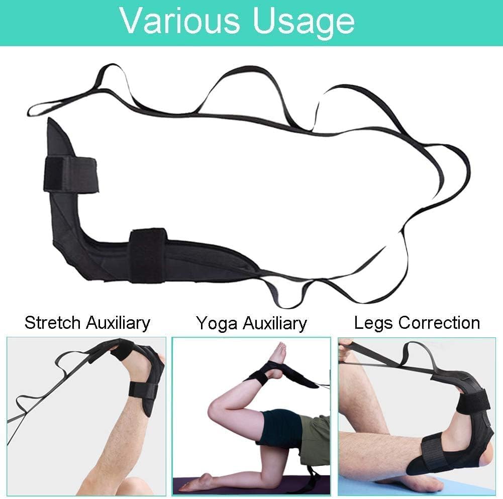 AADCART 7 Loop- yoga belt stretching | yoga belt stretching for men - Women | yoga strap for stretching | yoga stretching belt | hamstring stretch strap |leg stretching strap 2
