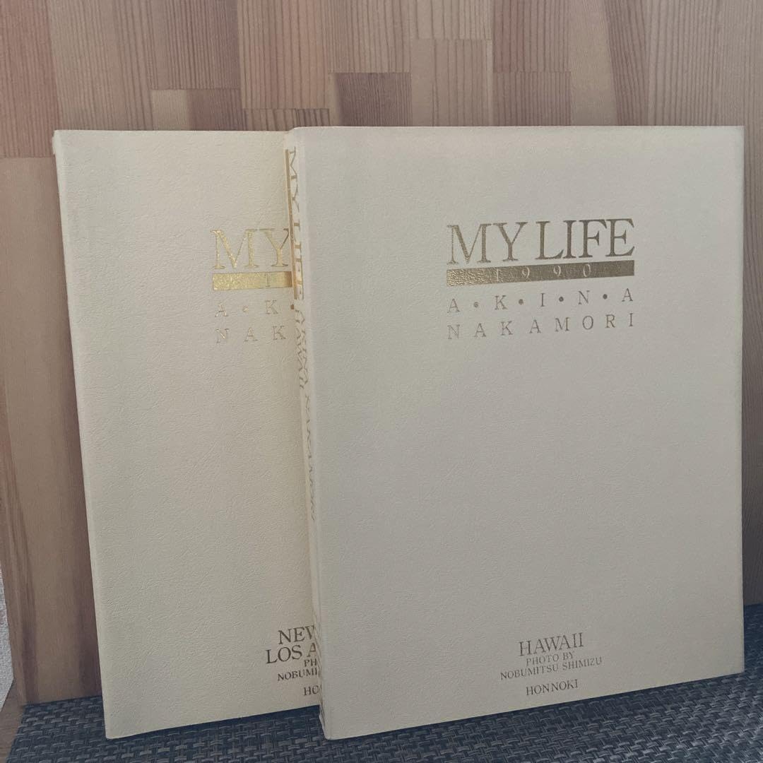 中森明菜 写真集 My life 1990 2冊セット ビンテージレア 中森明菜写真集