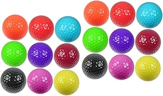 INOOMP 24 pcs driving range golf balls indoor practice golf balls limited flight golf balls colorful golf balls foam golf balls indoor golf balls practice balls practicing ball gift ball