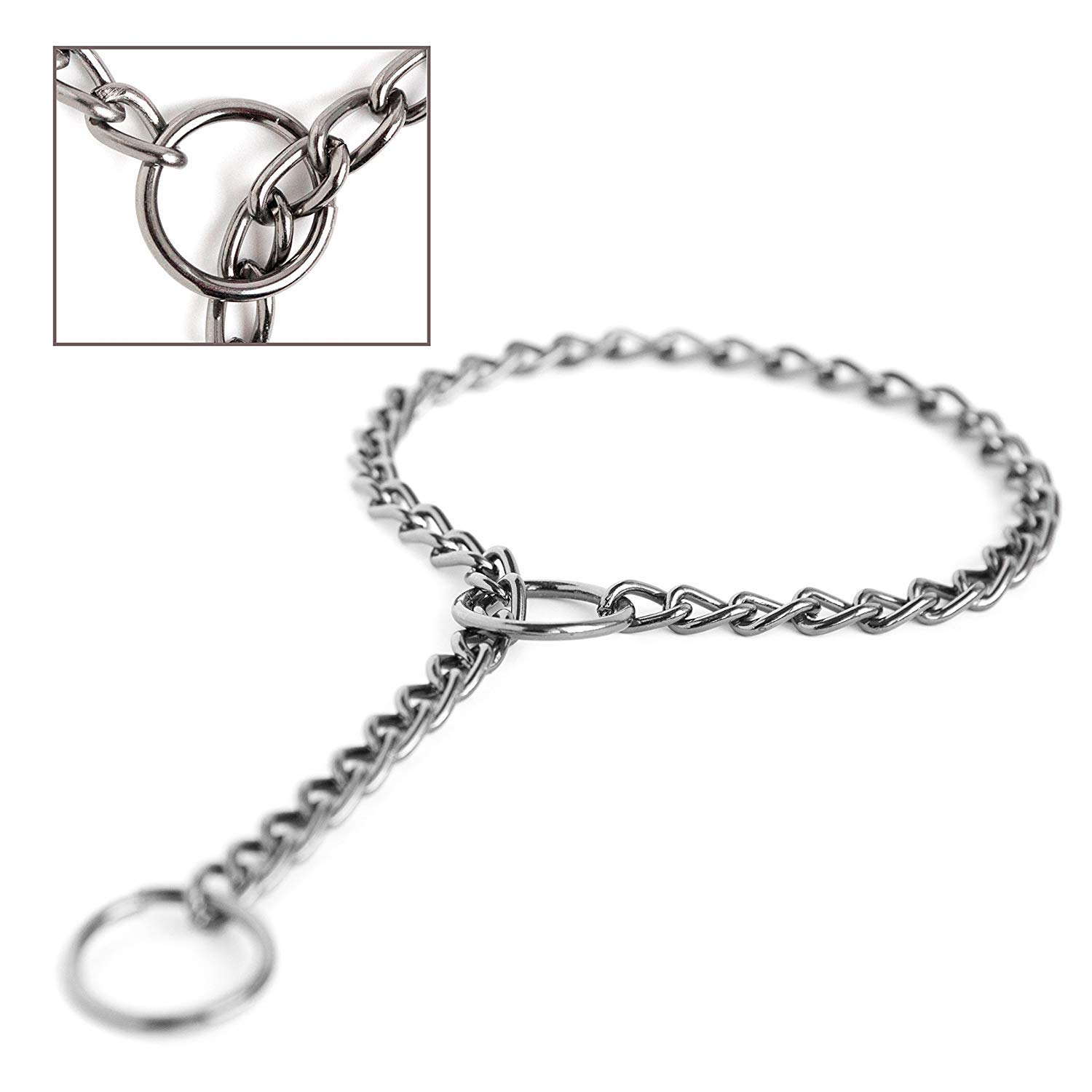 The DDS Store Metal Chain Slip Collar, Cinch Dog Collar, Choke Chain Metal Collar (30 Inch(Large)) (B07G3FKQF8) Amazon Price History, Amazon Price Tracker