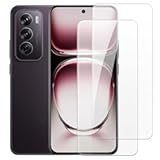 2 Pack Tempered Glass Screen Protector Set Compatible with Oppo Reno 12 Pro 5G Global&comma; HD Clear&comma; Anti-Scratch&comma; Bubble-Free&comma; Easy Installation