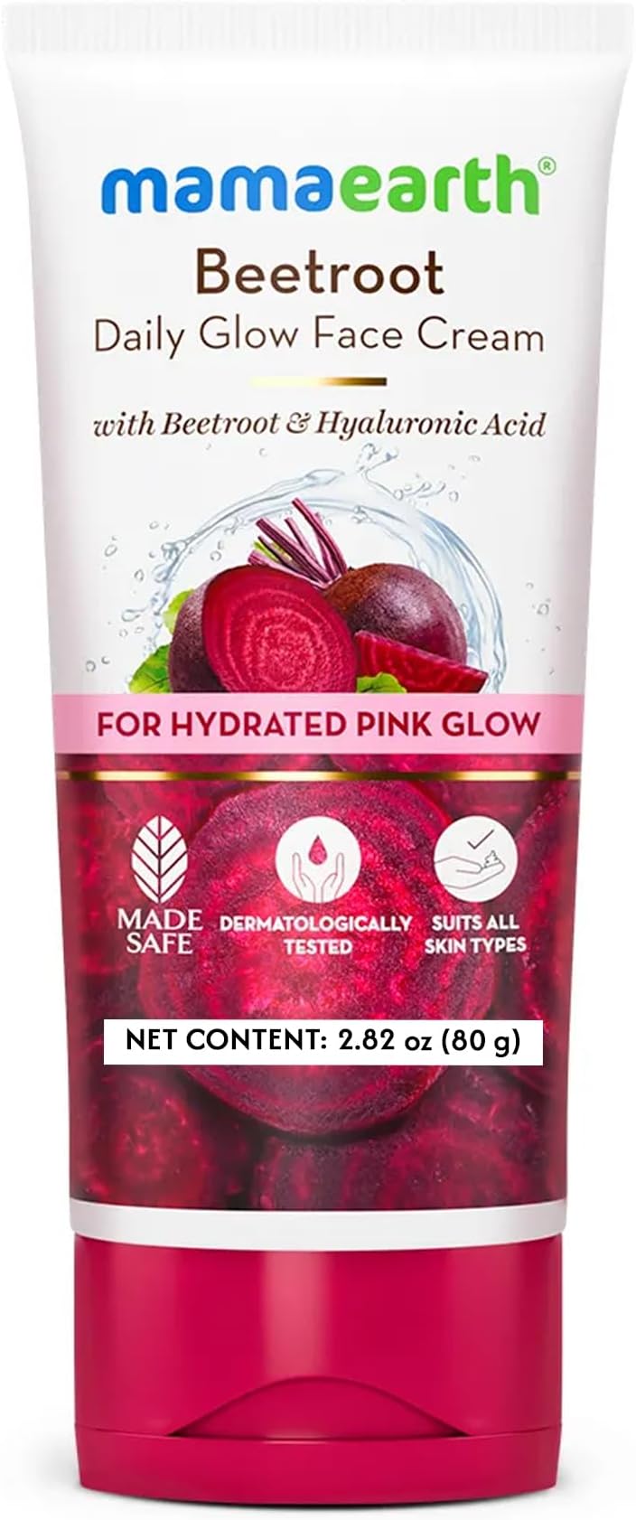 Beetroot Face Cream with Hyaluronic Acid 80g