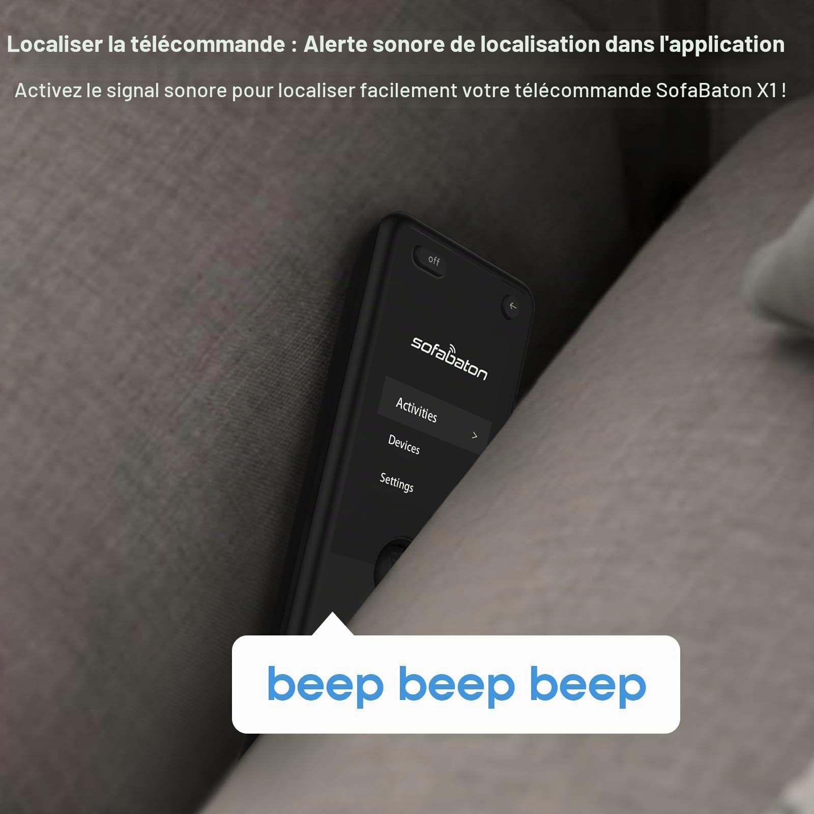 SofaBaton X1S Télécommande universelle avec concentrateur et application, télécommande universelle intelligente tout-en-un avec activités personnalisées, contrôle jusqu'à 60 appareils IR/Bluetooth