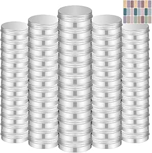 10-Pack Of 3 Oz Empty Aluminum Tins With Lids - Perfect For DIY Salves, Balms, Candles & Crafts (BPA-Free, Travel Friendly)