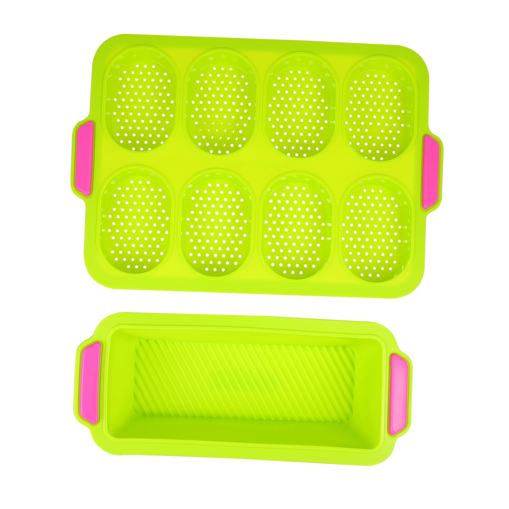 VINTORKY 2pcs Silicone Baking for French Bread Non-stick Baking Tools Design for Daily for Home Bakers