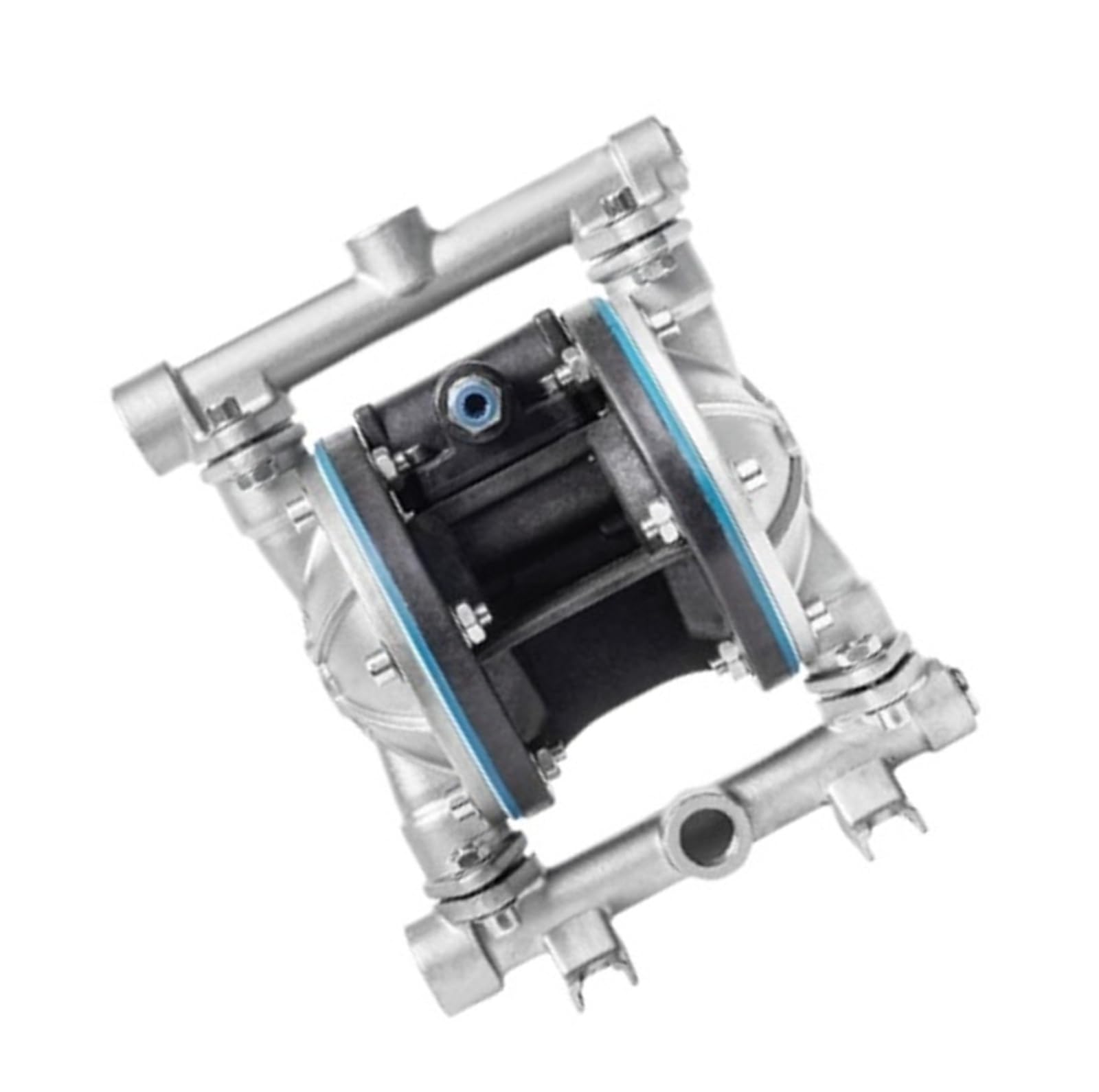 Pneumatic Diaphragm Pump QBY-20 Stainless Steel 316+F46 Flow Rate 1.8m³/h Inlet/Outlet DN20
