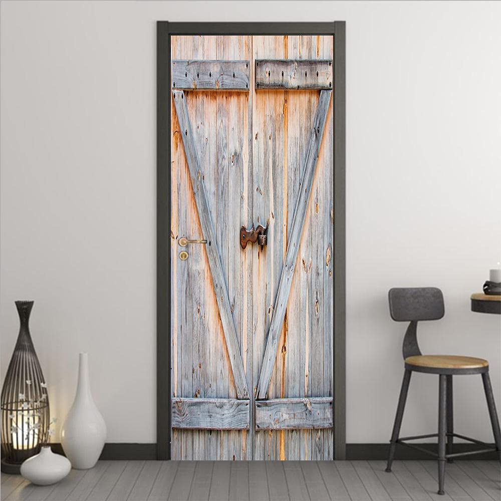 Stickers De Porte Autocollants De Porte 3D Planche À Roulettes De