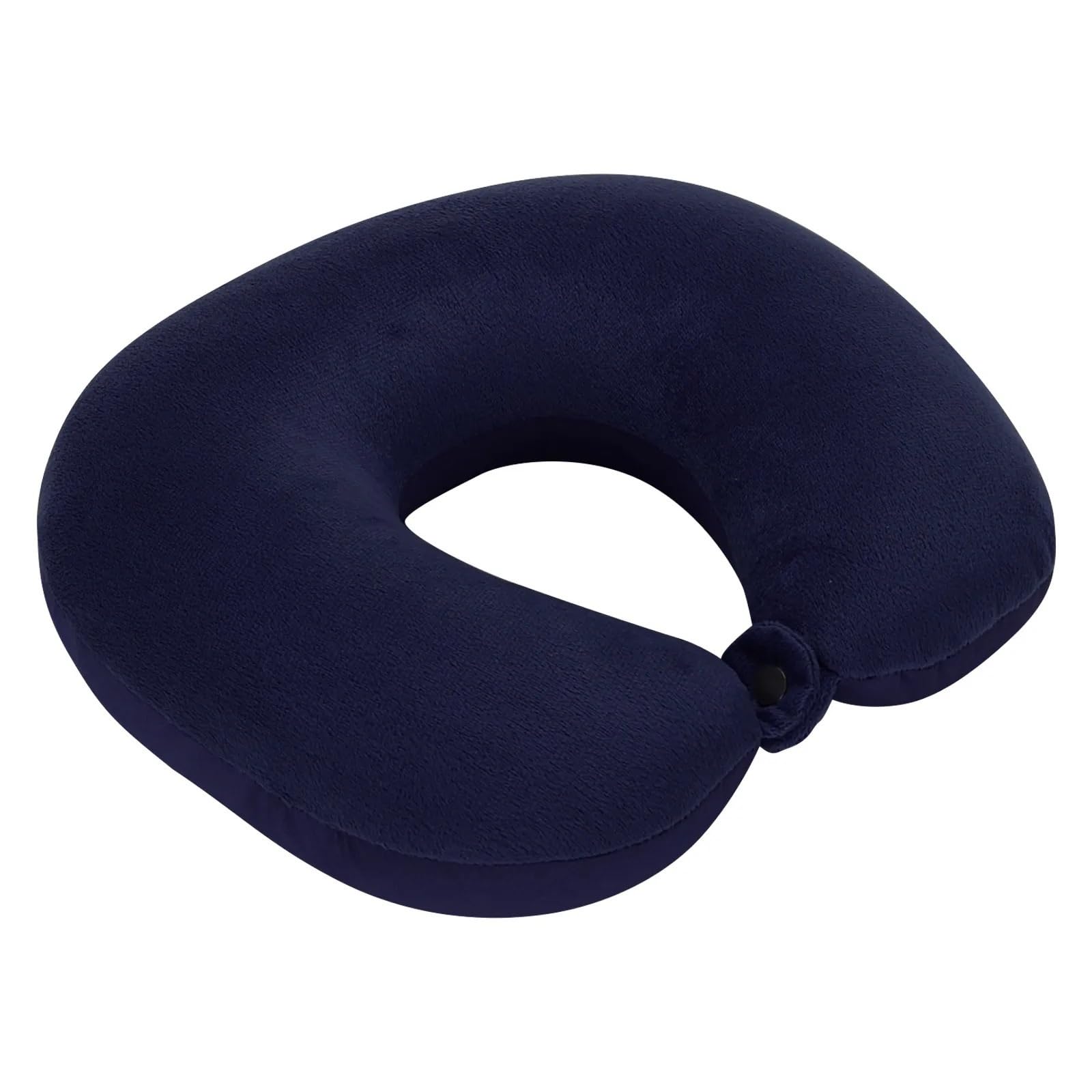 YShiuoL Neck Pillow Neck Pillow Memory Support Airplane for Traveling Car Home Office Travel Flight(I)