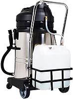 Vista 4 de Limpiador de alfombras comercial, 60L/16Gal 2110W Extractor de alfombras Tapicería Aspiradora en seco y húmedo, 3 en 1 Extractor de polvo portátil