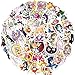 YOUKU Pegatina de Dibujos Animados Sailor Moon teléfono móvil Taza de Agua Ordenador Pegatinas de decoración a Prueba de Agua 50 Piezas