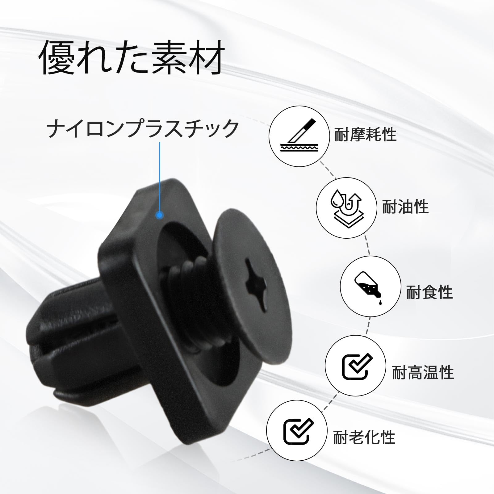 Amazon.co.jp: HIMARKLIF 50個入 アンダーカバー クリップ