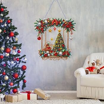 クリスマス クリスマスツリー ツリー ダイヤモンドアート 完成品