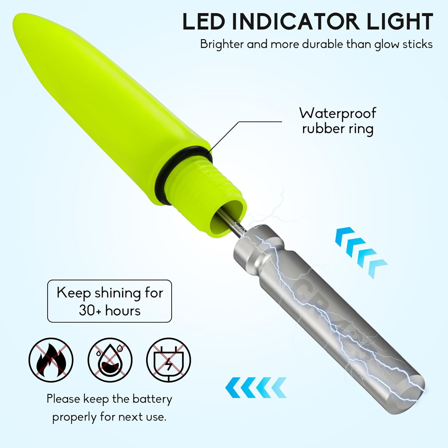 QualyQualy 4PCS Lighted Slip Bobbers Fishing Floats Botswana Ubuy