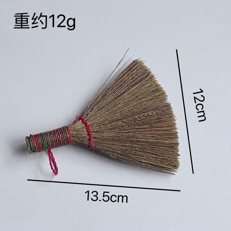 Image of Mini Whisk Broom Handheld Brush Whisks Away Dust, Dirt & Debris Brush Head 4.3 inch L with Nylon Hanger for Easy Storage Perfect for Inddor Desk and Car
