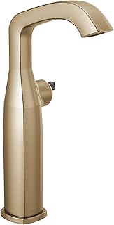 Delta Faucet 776-CZLHP-DST Stryke Faucet Less Handle Champagne Bronze Vessel