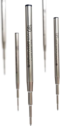 Miniatura 6 de Monteverde - Recambio de gel sin tapa para bolígrafos Montblanc punta media 2 por paquete AzulNegro