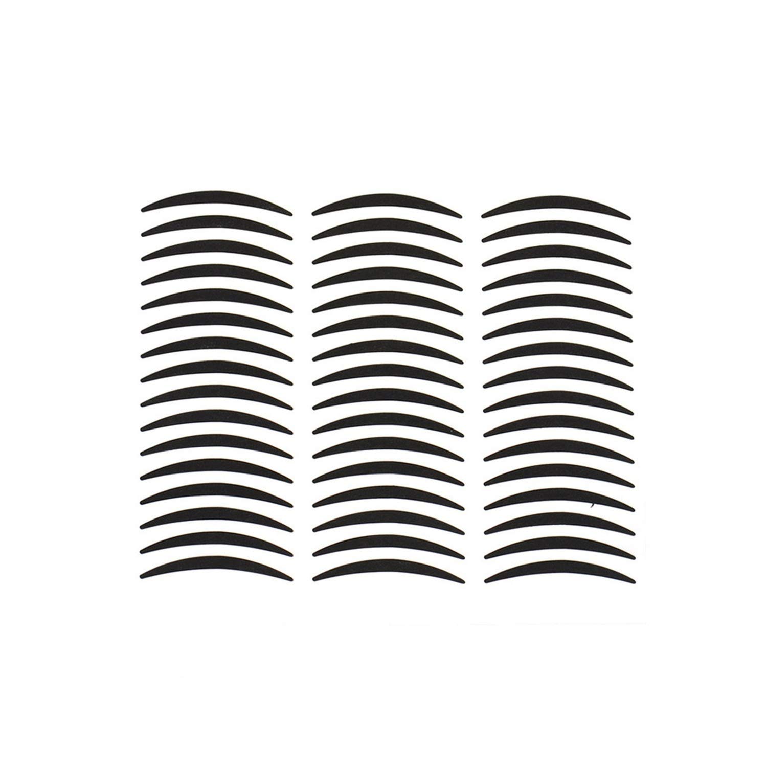 Hot 24 Pairs Narrow Black Paper Double Eyelid Sticker Tape