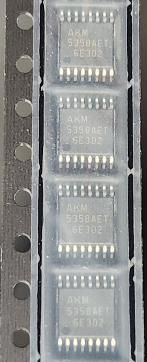 (1 PC) AK5358AET-E2 AKM IC ADC 24BIT 8K-96K 16TSSOP