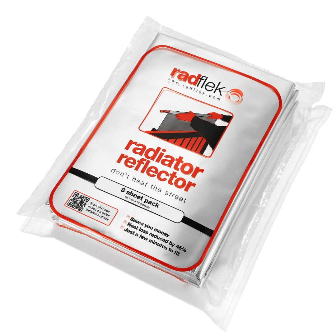 Radiator Reflector 8-Pack Radflek 8 sheet pack Radiator Reflector