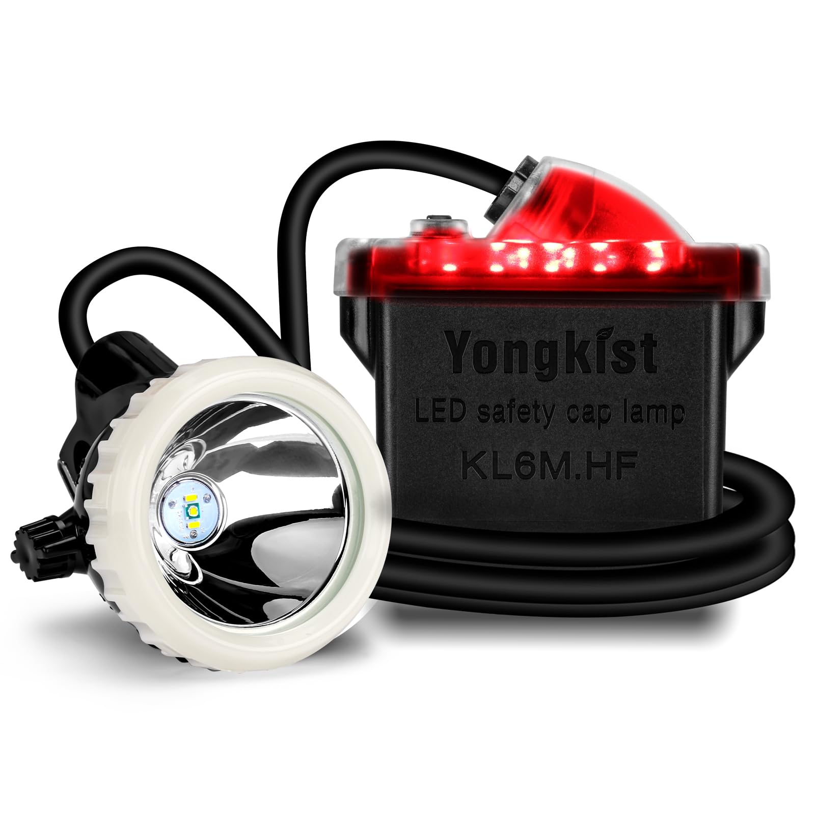 Amazon.com: Yongkist Rechargeable Mining Headlight, 1+2 LED Super