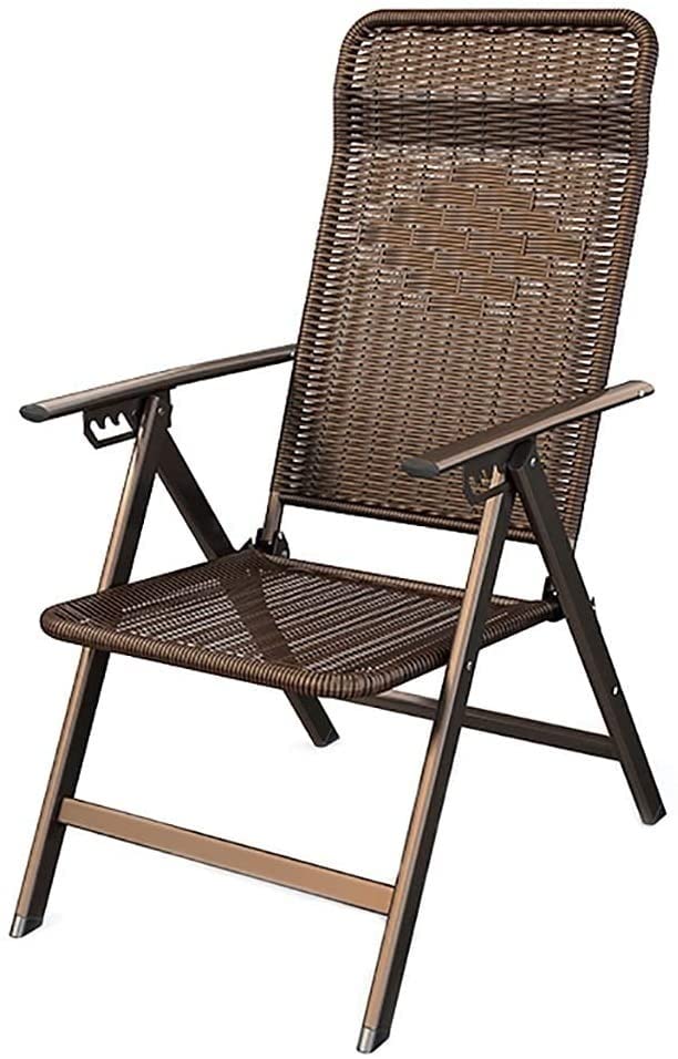 Chaise pliante et inclinable pour vos pauses détente au jardin ou sur la terrasse