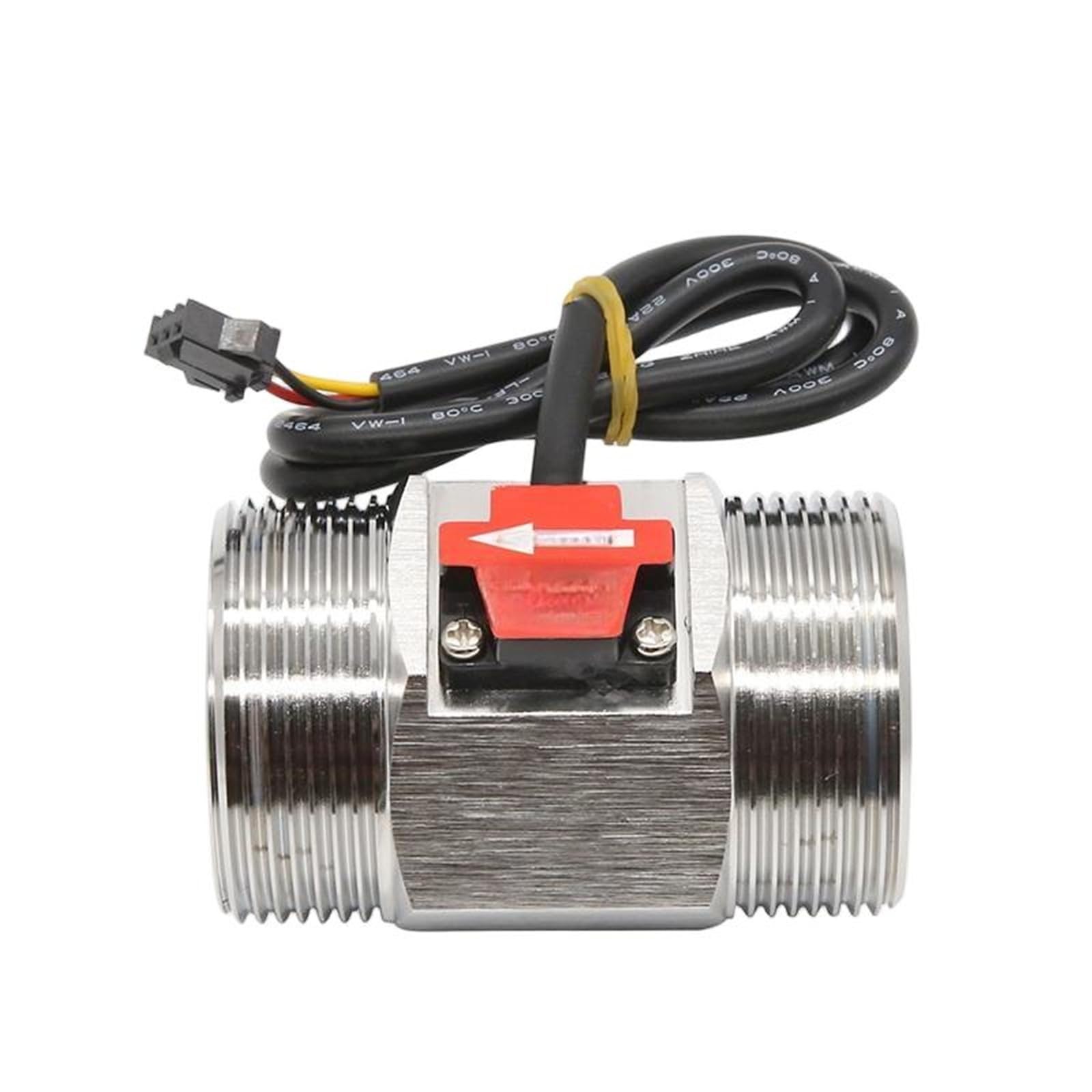Sensor de flujo agua efecto Hall acero inoxidable, medidor interruptor líquido DN40/DN50 for tuberías gran diámetro Uso Interior y Exterior(DN50 (2-inch pipe))