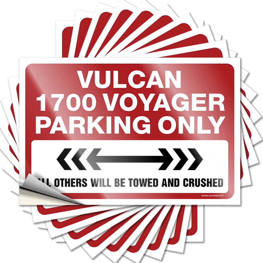 Country, Bumper Bathroom Custom Vulcan 1700 Voyager Parking Only | Spicy Waterproof Vinyl Stickers(8X12CM)