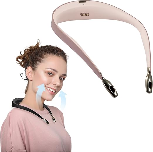 Wearable Personal Ionic Air Purifier Necklace| Wildfire smoke| 99% Removal rate verified by 3-party lab| Small, portable| USB recharge- 32hrs| Airvida L1|Everyday& travel| Neck size 13.5 in. (Pink)