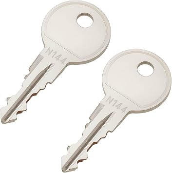 2pcs N144 Replacement Keys Roof Racks Roof Boxes Rear Carriers Compatible with Thule