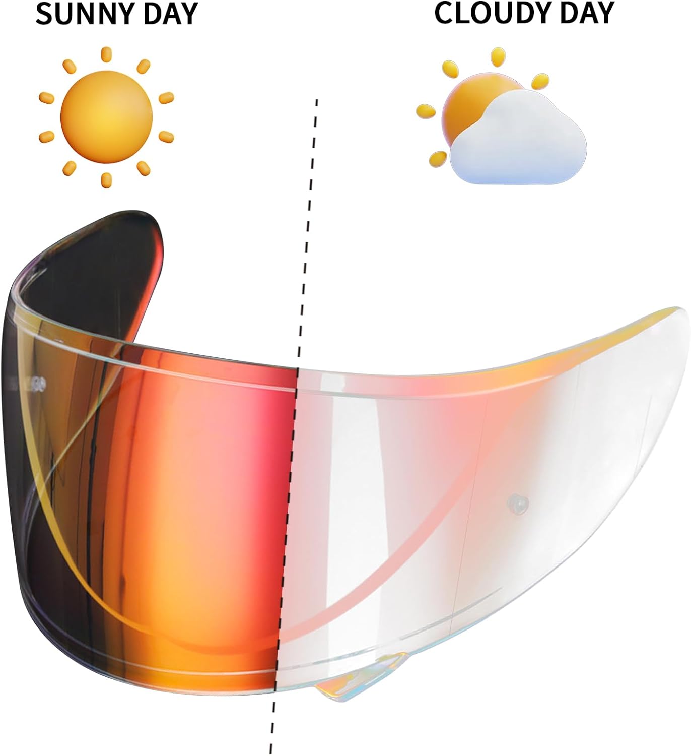 Motorcycle Helmet Visor for CWR-1 RF-1200 Visor X14 Face Shield Replacement for CWR-1 RF 1200 X-Spirit NXR Z7 X14 NX NZ RF-SR,Deep Gold