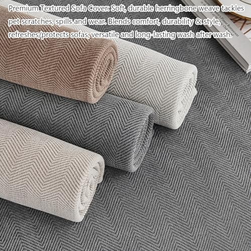 Housse de canapé antidérapante en chenille lavable et résistante - 6