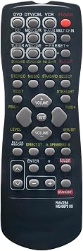 RAV254 WE45870 US Replace Remote Control Compatible with Yamaha Receiver