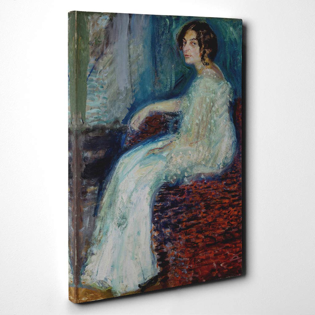 Big Box ArtBig Box Art Richard Gerstl Henryka Cohn Canvas Wall Art Print Ready to Hang Picture, 30 x 20 Inch (76 x 50 cm), Multi-Coloured