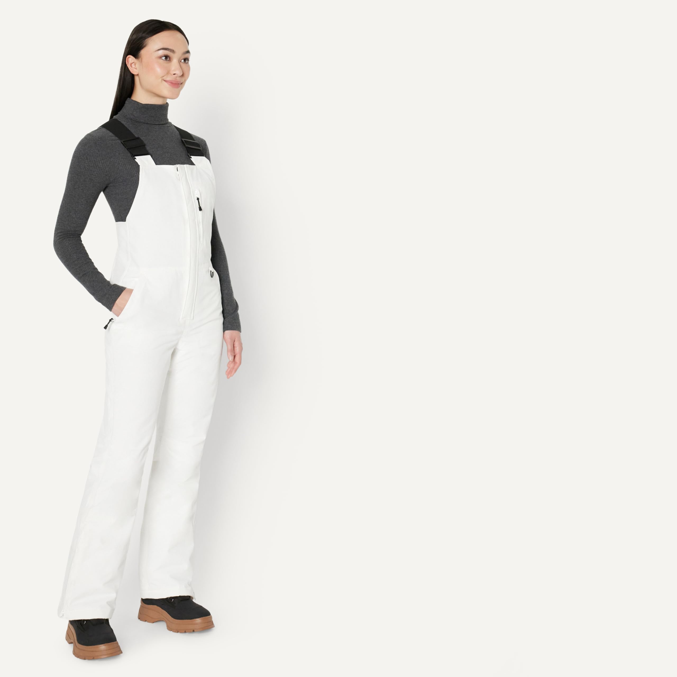 Amazon Essentials Salopette da Sci Imbottita e Idrorepellente dalla Vestibilità Classica Donna