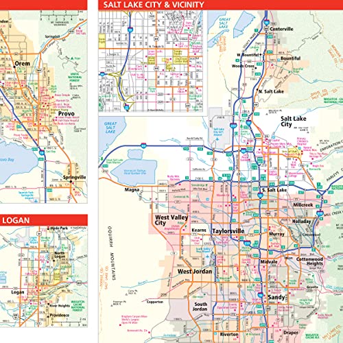 Rand McNally Easy to Read Folded Map: Utah State Map