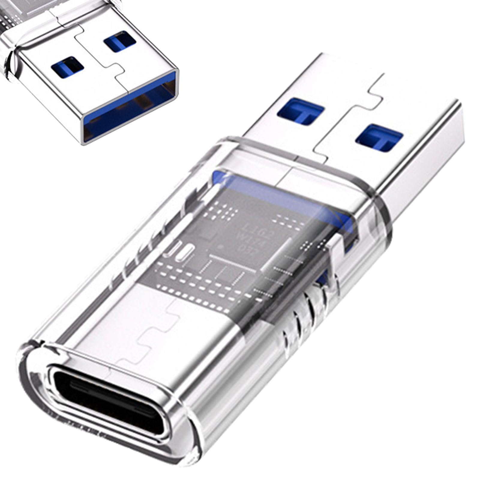 Adaptador USB 3.0 para USB C para iPhone 17, adaptador de carregador de carro fêmea para
