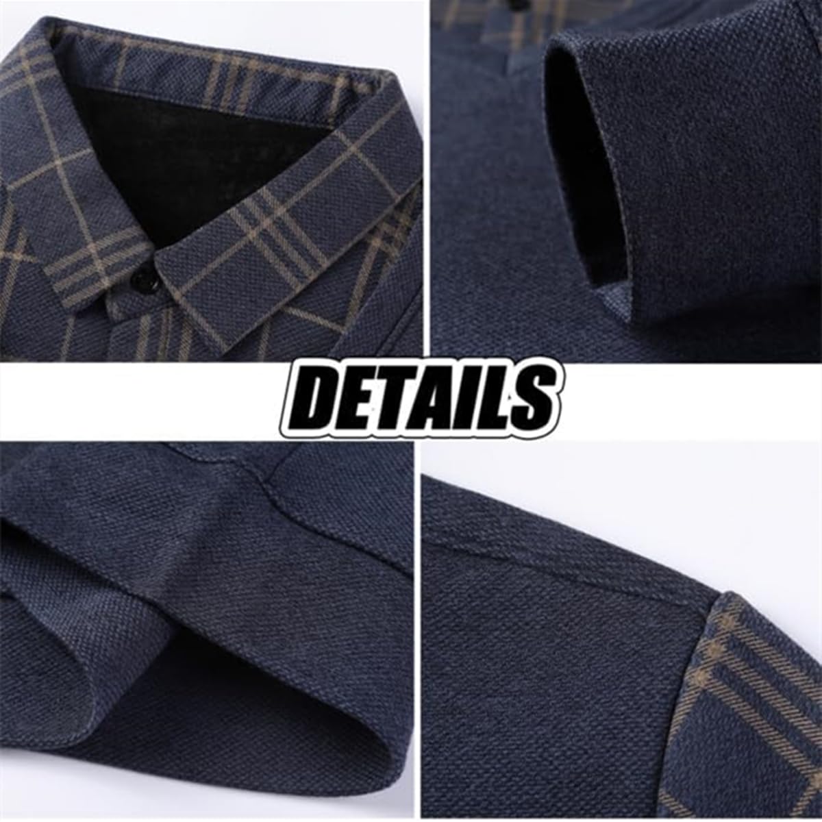 Jersey de Punto de Dos Piezas Falso para Hombre,Suéteres y Jerseys para Hombres,Solapa V-Cuello Suave Caliente Suéteres para Hombres