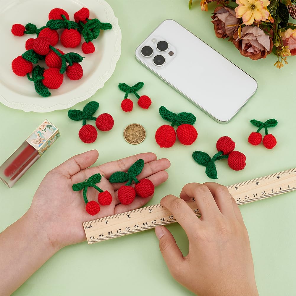 FINGERINSPIRE Lot De 50 Appliques Au Crochet - 5 Styles De Fruits à