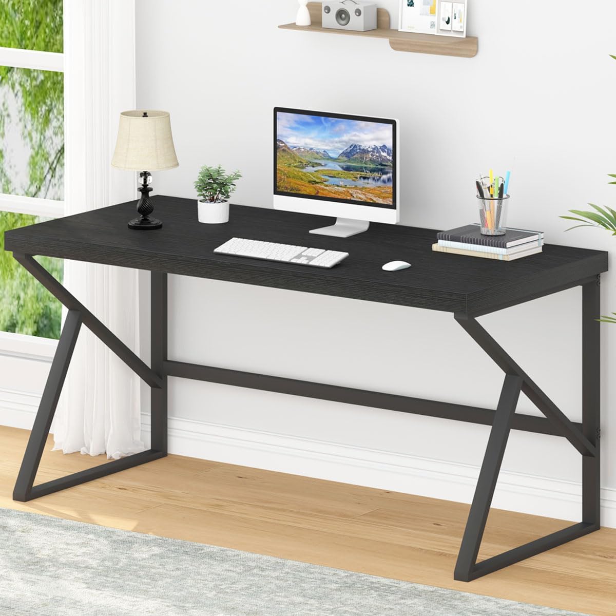 Amazon.com: VECELO 43 Inch Computer Modern Student Writing Home-Office ...