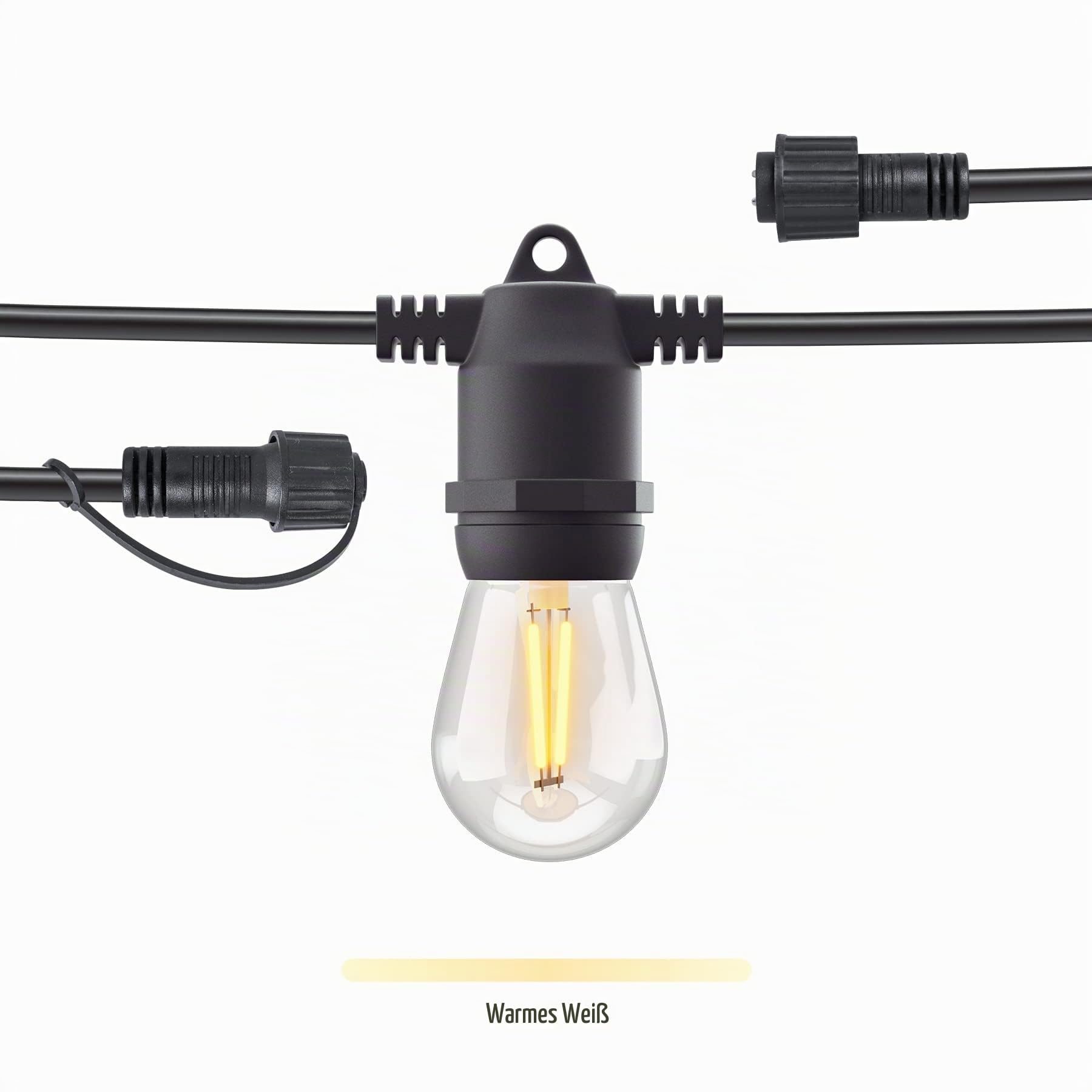 Hombli Lichterketten-Erweiterung für Outdoor-Lichterkette, wetterfest, 5 m | App-Steuerung, Outdoor Extension, Beleuchtung für Garten, Automatisierung, niederländische Marke für dein Smart Home